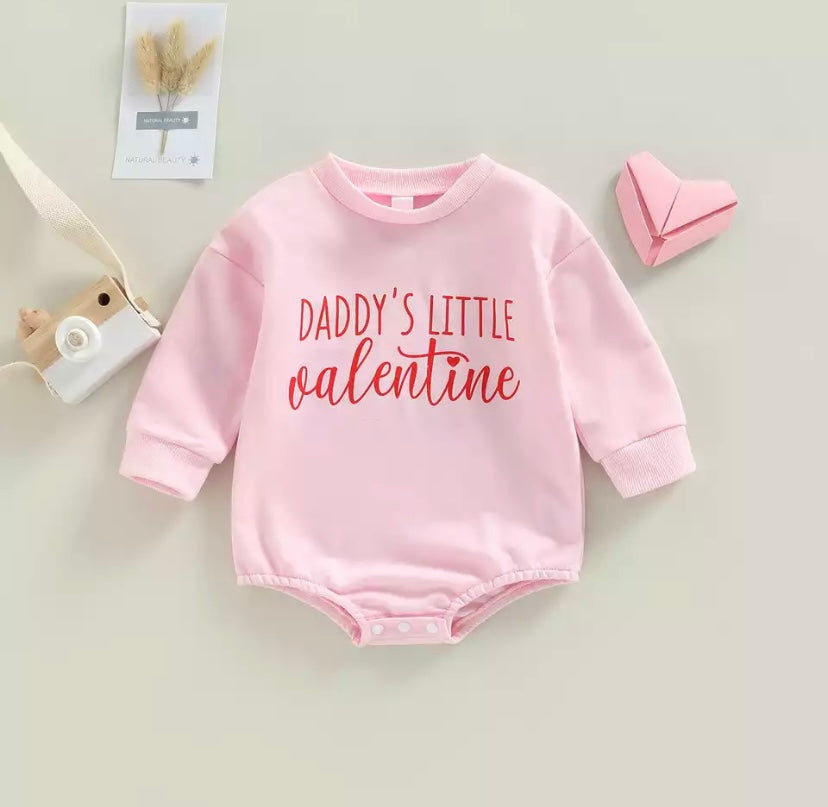 Daddy’s Little Valentine Romper