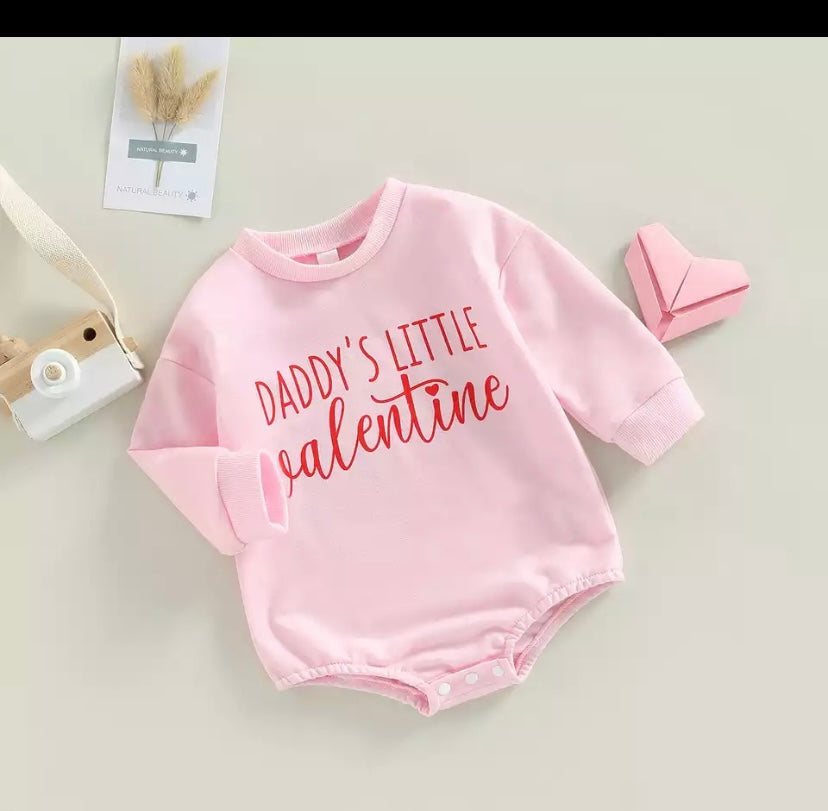 Daddy’s Little Valentine Romper