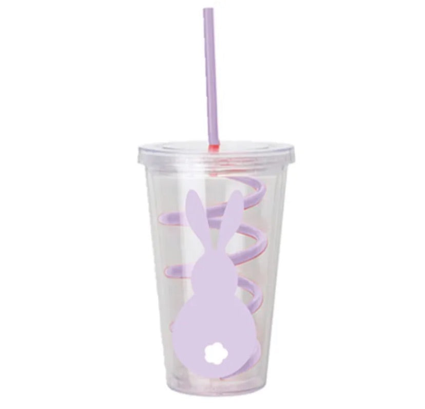 Personalised Easter Swirly Straw Cup