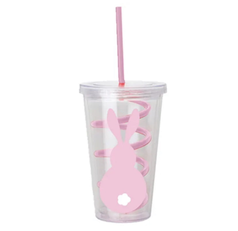 Personalised Easter Swirly Straw Cup