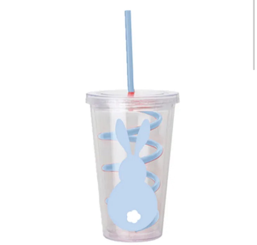 Personalised Easter Swirly Straw Cup